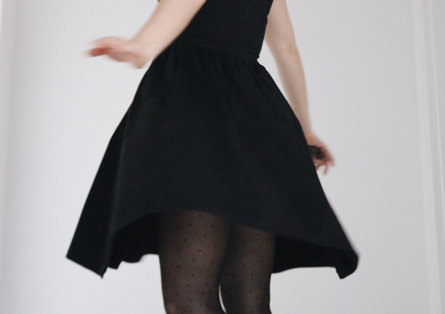 mode robe noire thereseandthekids anne sophie villard blog suisse
